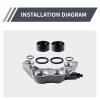 EXNAVI 4 Piston Hydraulic Brake Repair Parts Upgrade kit Ceramic Piston Perfect Substitute for Shimano Brake Caliper 4-Piston M640 M810 M820 M7120 M8020 M8120 M9120 view 2