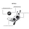 EXNAVI 4 Piston Hydraulic Brake Repair Parts Upgrade kit Ceramic Piston Perfect Substitute for Shimano Brake Caliper 4-Piston M640 M810 M820 M7120 M8020 M8120 M9120 view 3
