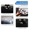 Leopard Print Cheetah Pink Heart Car Sun Visor - Accordion Folding Auto Sunshade for Truck SUV - 55 x 28 Inch view 2