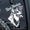 8 Inches Car Stickers Red Heelers Because People Suck Sticker view 1