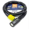 Urban UR5100 Phyton Cable Lock, Reinforced Steel Cable with Very Flexible Articulated Shielding, High Security Lock, Anti Theft Armored Cable for Motorcycle, Electric Bicycle, Scooter, 100cm/3,3ft view 1
