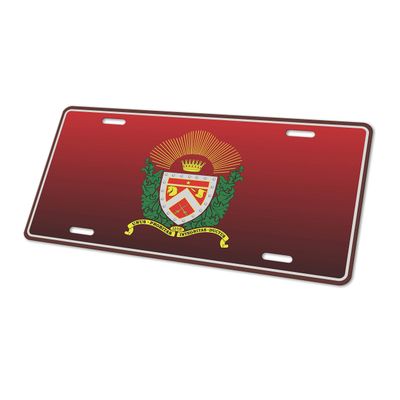 Omega Delta Phi Decorative Car Front License Plate, Vanity Tag, Metal Car Plate, Aluminum License Plate 6" x 12" Inch (Omega Delta Phi - 5)