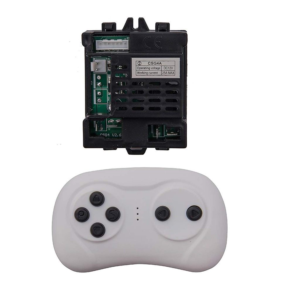CSG4A 12V Children's Power Riding car 2.4G Bluetooth Remote Control and Receiver kit Controller Control Box Accessories Children's Electric Riding car Replacement Parts