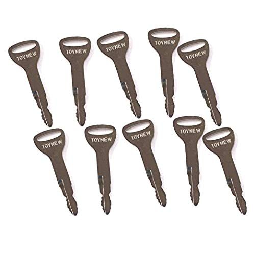 10 Ignition Keys 57591-23330-71 575912333071 A62597 162597 for Toyota Forklift