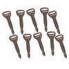 10 Ignition Keys 57591-23330-71 575912333071 A62597 162597 for Toyota Forklift view 1