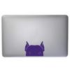 Dark Spark Decals Curious Peeking Pitbull Pup, Cropped Ears 10 inch Purple Indoor Outdoor Vinyl Decal view 2
