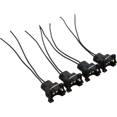 AIP Electronics Set of 4 Fuel Injector Connector Pigtails Compatible with 1987-2006 Audi Buick Chevrolet & More OEM Fit WH1005x4