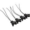 AIP Electronics Set of 4 Fuel Injector Connector Pigtails Compatible with 1987-2006 Audi Buick Chevrolet & More OEM Fit WH1005x4 view 1