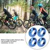 M6 Bike Brake Spacers, Blue Lightweight Alloy Washers for Mountain BMX Bicycle Disc Brake Caliper Installation and Maintenance view 2