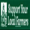 Support Your Local Farmers Agriculture Farming Small Magnetic Decal/Bumper Magnet 6.25-by-1.625 Inches view 1