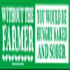 Without The Farmer You Would Be Hungry Naked and Sober - Agriculture Farming Small Magnetic Decal/Bumper Magnet 6.25-by-1.625 Inches view 1
