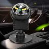 2pcs Car Compass Ball, Compass for Car, Mount Dashboard Compasses Direction Pointing Guide Ball with Suction Cup Car Decoration for Auto, Boat view 2