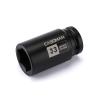CASOMAN 3/4" Drive x 33 mm Deep 6 PT Impact Socket, CR-MO, 3/4-inch Drive 6 Point Axle Nut Socket for Easy Removal of Axle Shaft Nuts (33MM) view 1