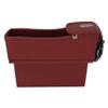Lingland 2 PCS Car Seat Crevice Storage Box with Interval Cup Drink Holder Organizer Auto Gap Pocket Stowing Tidying for Phone Pad Card Coin Case Accessories(Black) Car storage box storage box storage view 2