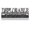 GeeGeeTop Universal Deplorable Edition Emblem Sticker Replacement Car Truck SUV Compatible with Ford F150 Jeep Dodger Chevrolet Badge Tailgate Badge Front Grille Hood Trunk view 1