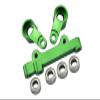 1/18 Mini-T 2.0 2WD Stadium Truck Upgrade Parts Aluminum Steering Assembly - 7Pc Set Green view 1