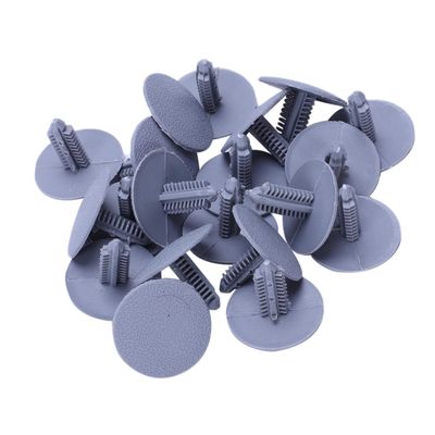 20 Pieces Gray Plastic Mat Against Vehicle 7mm x 16mm x 24mm