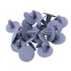 20 Pieces Gray Plastic Mat Against Vehicle 7mm x 16mm x 24mm view 1