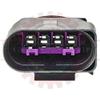 Ballenger Motorsports - 4 Way Connector Receptacle (Female) Housing Compatible with Bosch Coils & Sensors, 1.5mm view 2