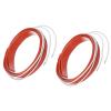 ADUCI 1.2m 150W 12V Silicone Heater Strip for Windshield Screen Wiper Thermal Heating Pads Flexible Silicone Heater (Color : 2PC) view 1