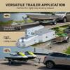 1-7/8" Ball Straight Trailer Coupler, Fits 3" Channel Tongue, 2,000 lbs Class I Heavy Duty Towing Hitch with Quick Latch, Zinc Plated Finish for RV, Boat Trailer, Camper & Utility Trailer view 4