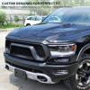 Spec-D Tuning Matte Black Mesh Hood Front Grille view 3