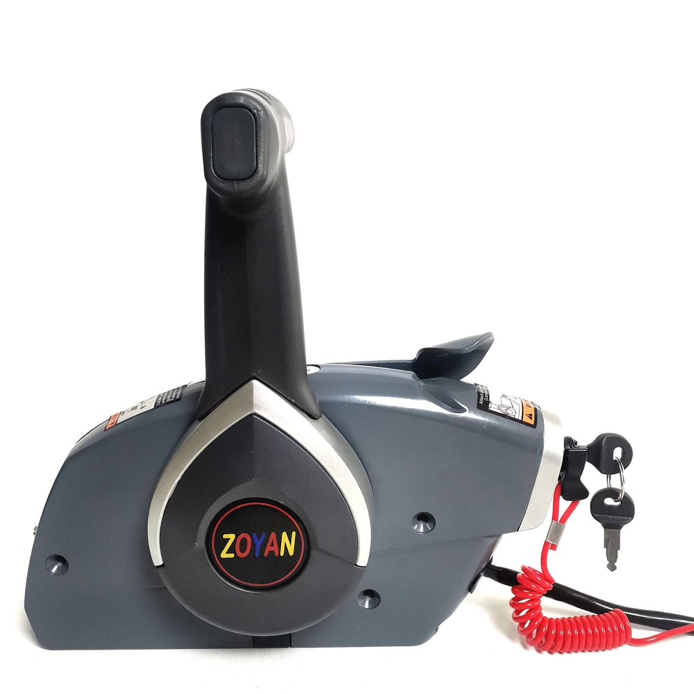 Zoyan Remote Control Side Mount for OMC Johnson Evinrude 5006181, Outboard Control Box