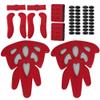 Helmet Pads Kit, 2 Sets Replacement Universal Hat Lining Filling Kit with Proof Net Compatible with Electric Car view 1