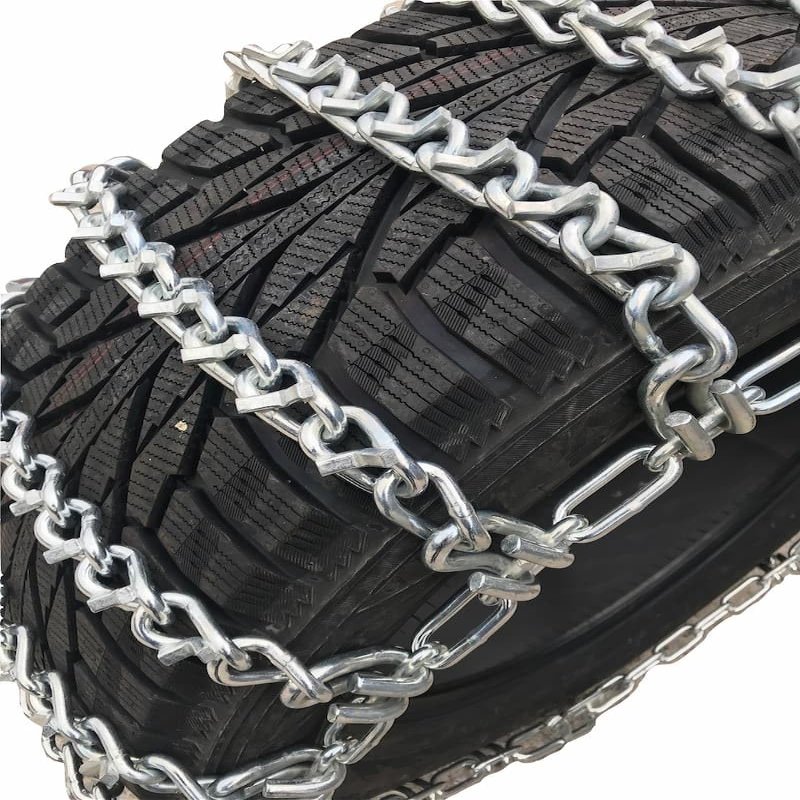 TireChain.com Load Range E, Mud, and K02 305/65-17 ALLOY VBar TWO LINK Tire Chains