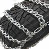 TireChain.com Load Range E, Mud, and K02 305/65-17 ALLOY VBar TWO LINK Tire Chains view 1
