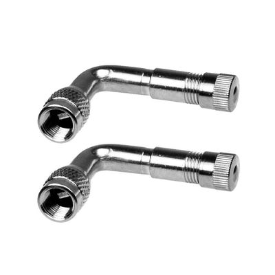 BESPORTBLE 2 Pcs Motorcycle Valve Adapter, 90 Degree Tire Tyre Valve Stem Extension Adapter- Universal for Car Motorcycle Bike Truck RVs Scooter Spare Parts