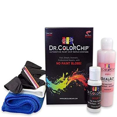 Dr. ColorChip Road Rash Automobile Touch-Up Paint Kit, Compatible with the 2017 Jaguar F-PACE, Caesium Blue Metallic (1AV/2232/JHK)