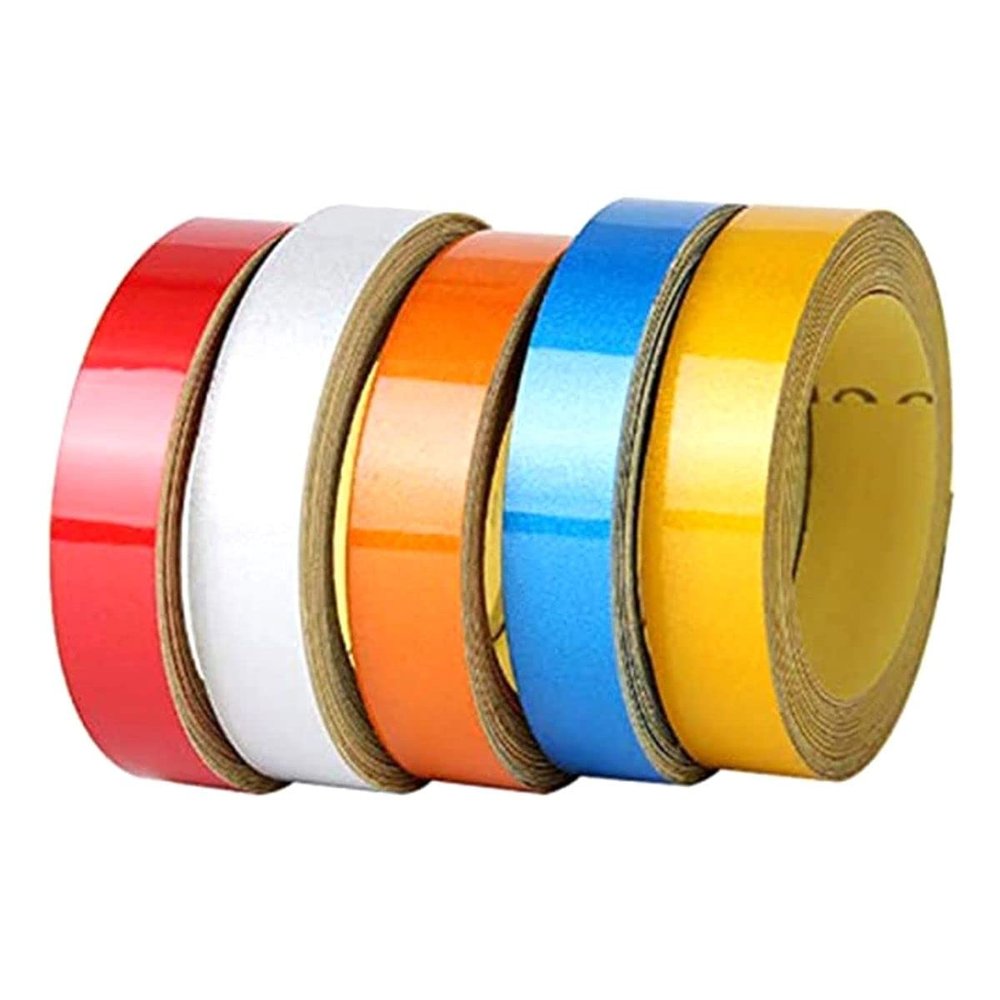 Car Motorcycle Reflective Night Stripes Sticker Self Adhesive Waterproof Strip Car-Styling Night Magic Reflective Tape Automotive Body Motorcycle Decoion Car-Styling Night