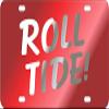 Dixie Dawgs Laser Cut Alabama Roll Tide License Plate Car Tag Red Roll Tide view 1
