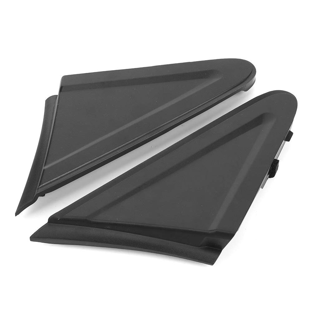 EVGATSAUTO Exterior Pillar Corner Trim Replacement for 2012-2015, Left and Right Side Pair, ABS Black Plastic Direct Fit