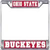 Dixie Dawgs Ohio State Metal License Plate Frame for Front or Back of Car Officially Licensed view 1