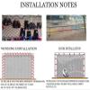 WANIAN Cargo Net Rope Ladder Hemp Net, Child Safety Net, Anti-Fall Stair Nets, Fence Nets, Ceiling Decorative Nets, Hammocks,Mesh Hemp Rope Net Support Customization Safety Rope Net for Kids view 2