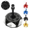 JFG RACING Dirt Bike Gas Fuel Tank Cap Cover With Air Vent Hose for DRZ50/70/125/400/400E, LT-R450, LT-Z250/400/400Z, TE250, YZ250, TTR250, Raptor 125/250/350/660, YFZ450 And More ATV Motorcycle, BLUE view 1