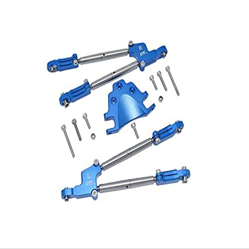Aluminum Rear Tie Rods With Stabilizer For Arrma 1:5 KRATON 8S BLX/OUTCAST 8S BLX/KRATON EXB Roller - 12Pc Set Blue