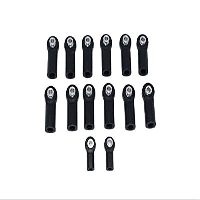 Plastic Ball Ends For GPM Optional Turnbuckles Item# SLA160P For Traxxas Slash 4X4 & Telluride 4X4 14Pc Set Black