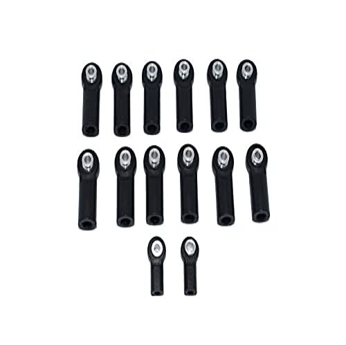 Plastic Ball Ends For GPM Optional Turnbuckles Item# SLA160P For Traxxas Slash 4X4 & Telluride 4X4 14Pc Set Black