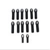 Plastic Ball Ends For GPM Optional Turnbuckles Item# SLA160P For Traxxas Slash 4X4 & Telluride 4X4 14Pc Set Black view 1