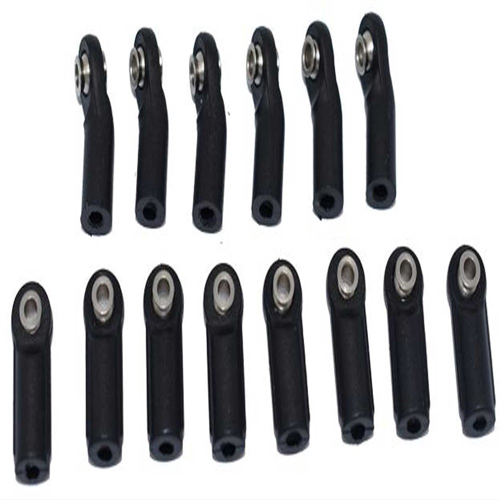 Plastic Ball Ends For GPM Optional Suspension Links Item# TRX4160 For Traxxas 1/10 TRX-4 Defender 82056-4, Tactical Unit #82066-4 14Pc Set Black