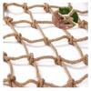 Hynet Rope Net Heavy Duty Cargo Net Kids Climbing Rope Ladder Truck Trailer Heavy Duty Netting Outdoor Playground Fence Decor Stair Protective Net (Size : 2 * 4m(7 * 13ft)) view 1
