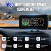M60 Car Inclinometer for Off-Road SUV Vehicles, MPH KMH GPS Speedometer with Compass, Multifunctional Digital HUD Level Tilt Gauge Angle Slope Meter with Coordinate Display view 2