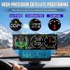 M60 Car Inclinometer for Off-Road SUV Vehicles, MPH KMH GPS Speedometer with Compass, Multifunctional Digital HUD Level Tilt Gauge Angle Slope Meter with Coordinate Display view 4