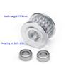 3M 32Teeth Idler Timing Pulley 10mm Bore 3mm Pitch for 15mm Width Belt 3M32T Tensioner Pulley Synchronous Wheel with Bearing (tooth width: 16mm, with tooth; bore: 10mm) view 3