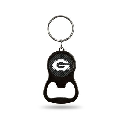 Rico Georgia University - Carbon Fiber Design - Colored Bottle Opener Keychain (Black) BOC110101CF Georgia University - Carbon Fiber Design - Colored Bottle Opener Keychain (Black)