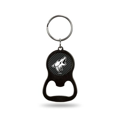 Rico Coyotes - Carbon Fiber Design - Colored Bottle Opener Keychain (Black) BOC6801CF Coyotes - Carbon Fiber Design - Colored Bottle Opener Keychain (Black)