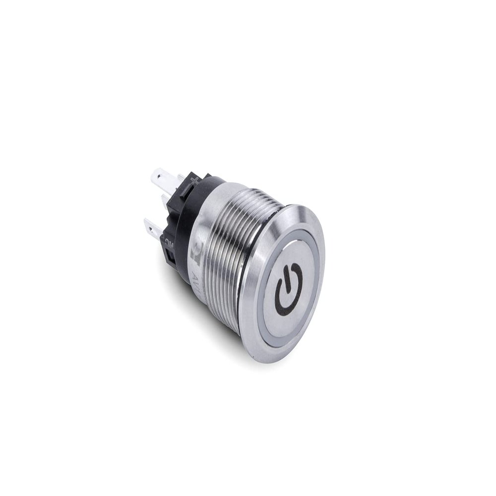 Sierra AV10060R, Push Button Power Switch, Red Halo